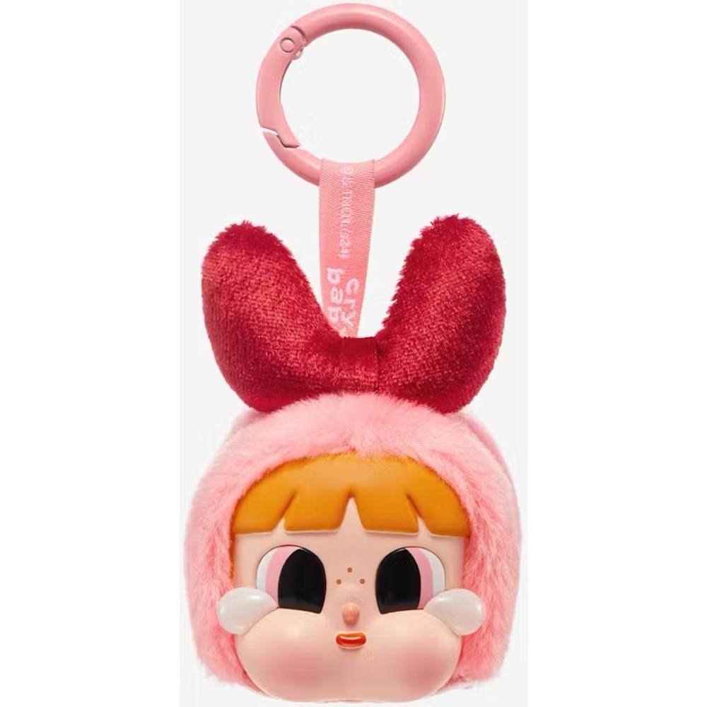 Pop Mart CRYBABY x Powerpuff Girls Series Blossom Vinyl Face Plush